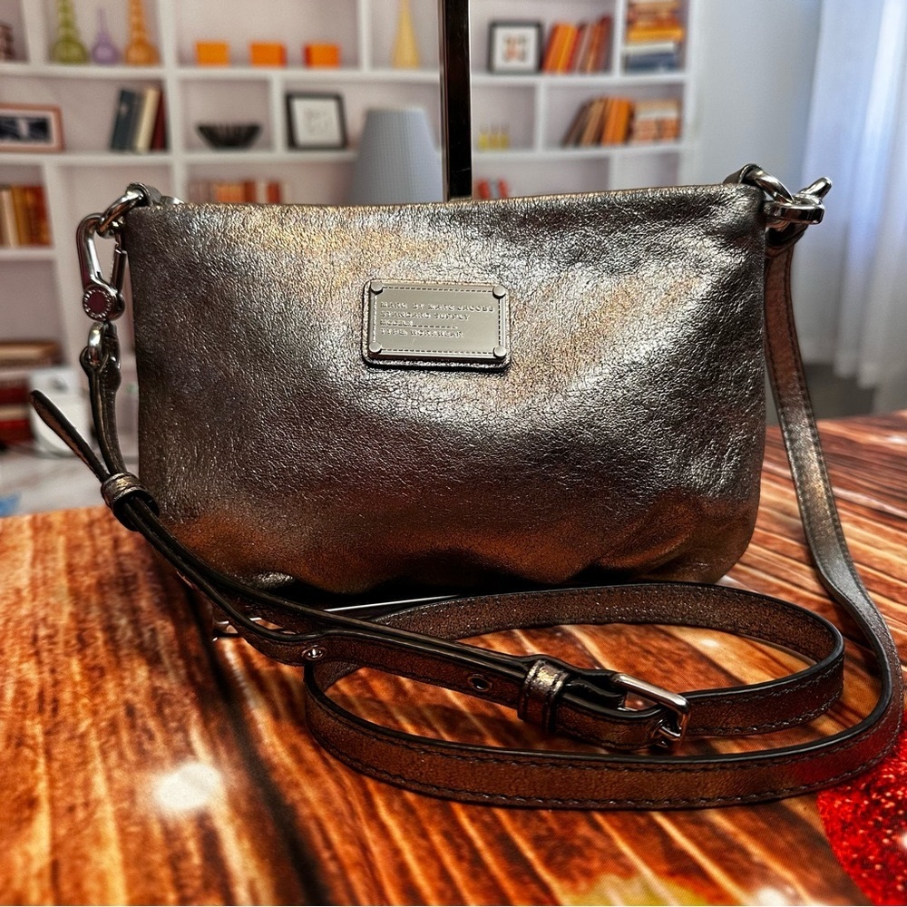 Marc Jacobs Silver Crossbody Bag
